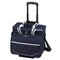 Deluxe Picnic Cooler for Four on Wheels - Navy image 2