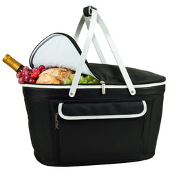 Collapsible Insulated Basket Cooler - Black image 1