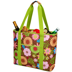 Extra Large Insulated Cooler Tote - Floral image 1