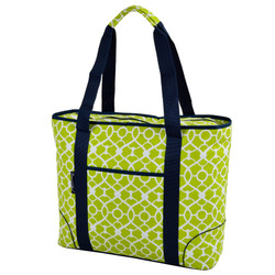 Extra Large Insulated Cooler Tote - Trellis Green image 1