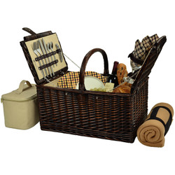 Buckingham Basket for Four with Blanket - London image 1