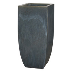Tall Square Planter - Storm Gray - Large