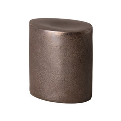 Oval Stool/Table - Gunmetal