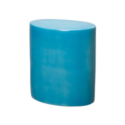 Oval Stool/Table - Turquoise
