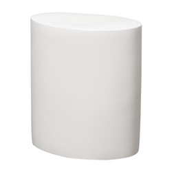 Large Oval Stool/Table - White