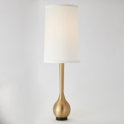 Global Views Bulb Floor Lamp - Brushed Brass