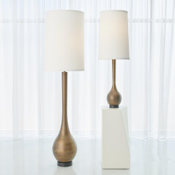 Global Views Bulb Floor Lamp - Light Bronze