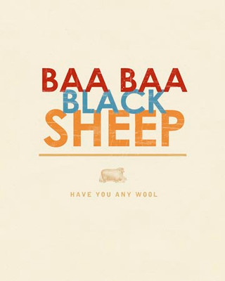 Art Classics Baa, Baa Black Sheep