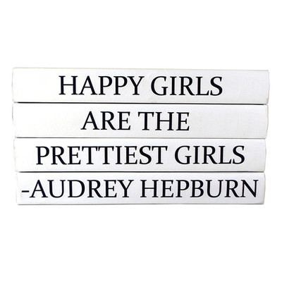 E Lawrence Quotations Series "Happy Girls Are The Prettiest..." 4 Volume Stack