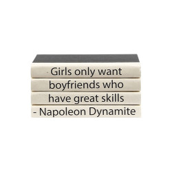 E Lawrence Quotations Series: Napoleon Dynamite "Girls Only Want..." 4 Vol.