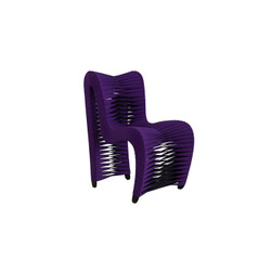Phillips Collection Seat Belt Dining Chair, Purple