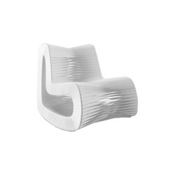 Phillips Collection Seat Belt Rocking Chair, White
