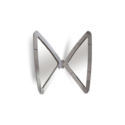 Phillips Collection Butterfly Mirror, Stainless Steel