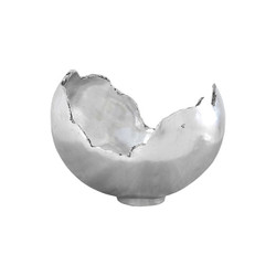 Phillips Collection Burled Bowl, Silver Leaf