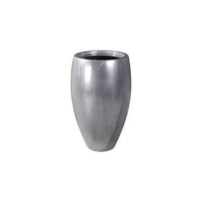 Phillips Collection Classic Planter, Polished Aluminum, MD