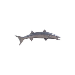 Phillips Collection Barracuda Fish, Polished Aluminum