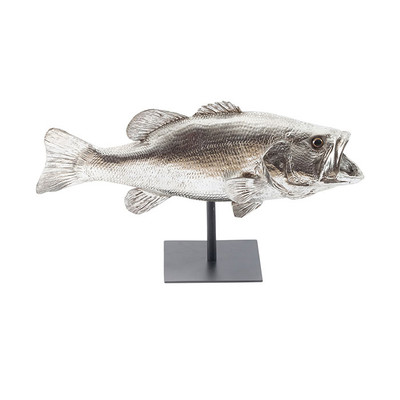 Phillips Collection LGmouth Bass Fish, with Stand