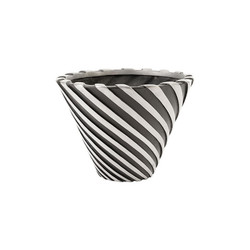 Phillips Collection Turbo Pot, Aluminum and Black