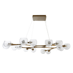 Mahowald Fixed Chandelier - Antique Brass