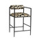 Barbana Counter Stool Ocelot Embroidery - Natural