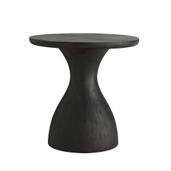 Scout Side Table - Sandblasted Soft Black Waxed
