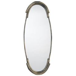 Jamie Young Margaux Mirror - Antique Silver Patina Metal