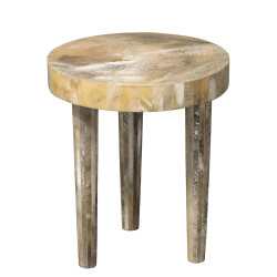Jamie Young Artemis Side Table - Small - Pearl Resin