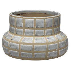 Jamie Young Grid Ceramic Vase