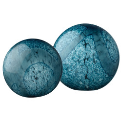 Jamie Young Cosmos Glass Bal- Set of 2