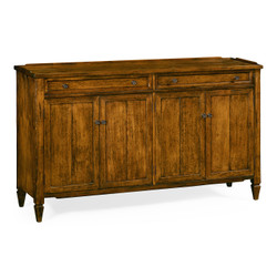 Jonathan Charles Casually Country 38" Four-Door Sideboard In Country Walnut