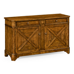 Jonathan Charles Casually Country Country Walnut Sideboard
