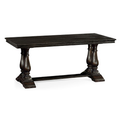 Jonathan Charles Casually Country 71" Dark Ale Rectangular Fixed Top Dining Table
