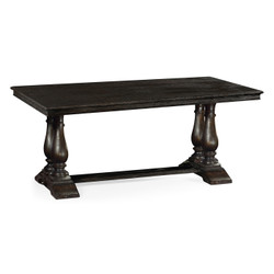 Jonathan Charles Casually Country 71" Dark Ale Rectangular Extending Dining Table