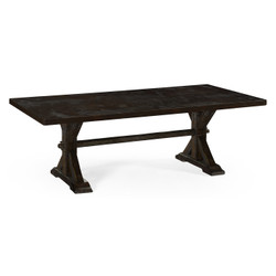 Jonathan Charles Casually Country 90" Solid Dark Ale Dining Table