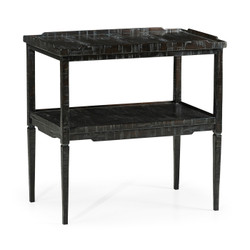 Jonathan Charles Casually Country Distressed Dark Ale Side Table