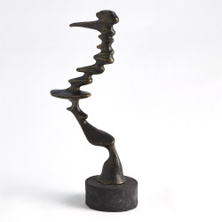 Wind Blown Sculpture - Bronze - Sm