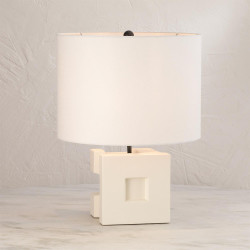 Cubist Ceramic Lamp