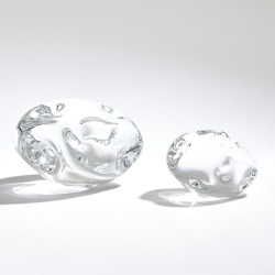 Dimple Paperweight - Clear - Sm