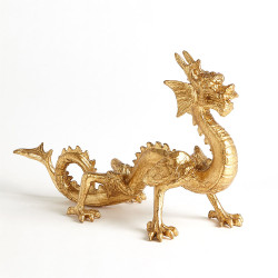 Standing Dragon - Gold Leaf