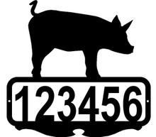 Pig Custom Address or Name Sign