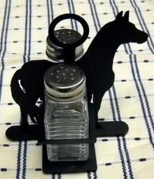 Horse Western Salt & Pepper Shaker Holder