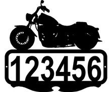 Motorcycle  Custom Address or Name Sign