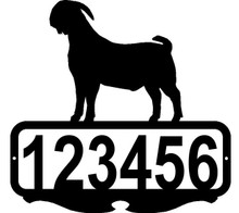 Goat Custom Address Sign