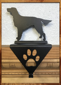 Irish Setter Metal Art Stocking Holder