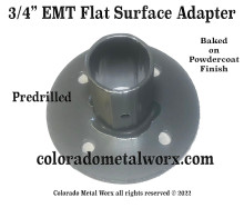 Flat Surface Adapter for 3/4" EMT