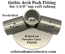 Gothic Arch Peak Fitting for 1-5/8"