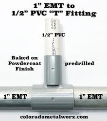 "T" Fitting for 1"EMT to 1/2" PVC