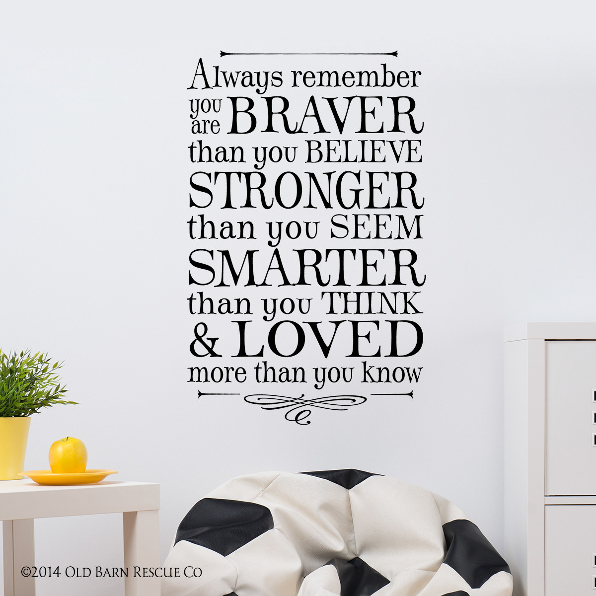 LOVE ANCHORS SOUL Wall Art Decal Quote Words Lettering Home Decor Sticker 36/"