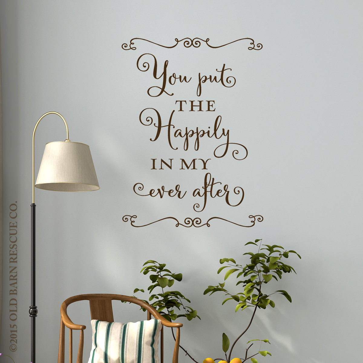 The Happily Ever After Vinyl Decals Bedroom Wall Art