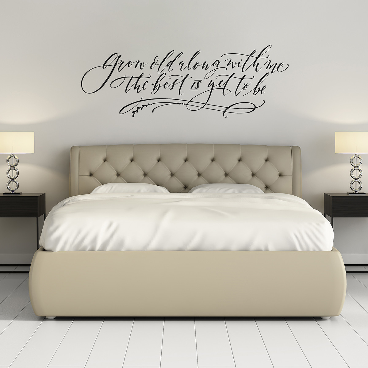 Grow Old Along With Me Wall Decals For Bedroom Love Wall Quotes